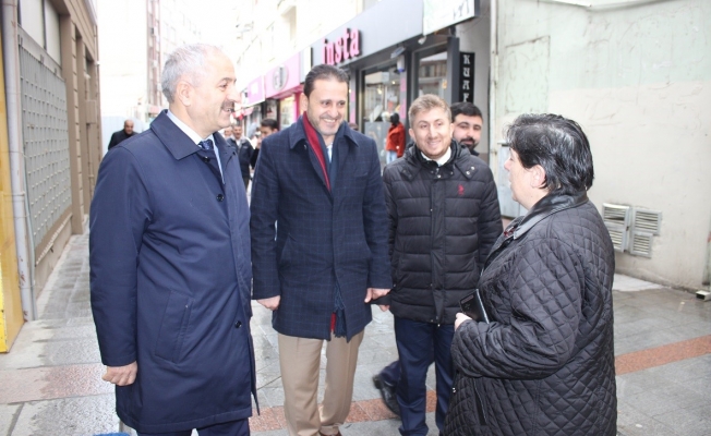 Büyükgöz, Gebze esnafını gezdi