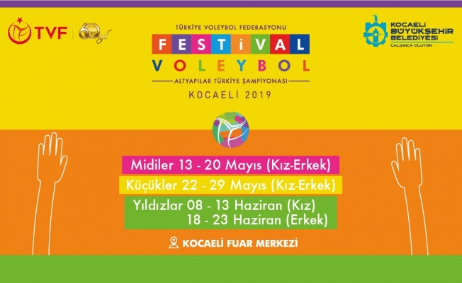 Kocaeli'de dev Voleybol Festivali başlıyor