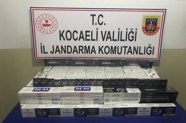 2.000 Paket bandrolsüz kaçak sigara ele geçirildi