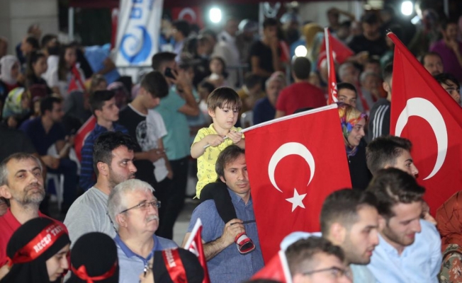 Darıca 15 Temmuz şehitlerini unutmadı