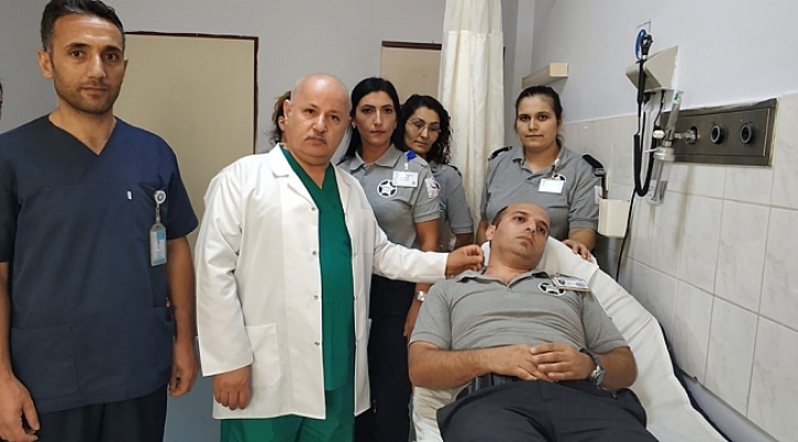 Darıca Farabi'de güvenlik görevlisi darp edildi
