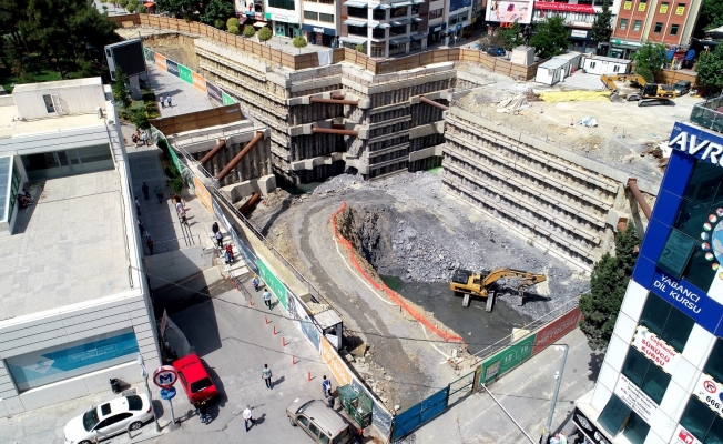 Gebze Metrosu projesinde istasyon çalışmaları devam ediyor