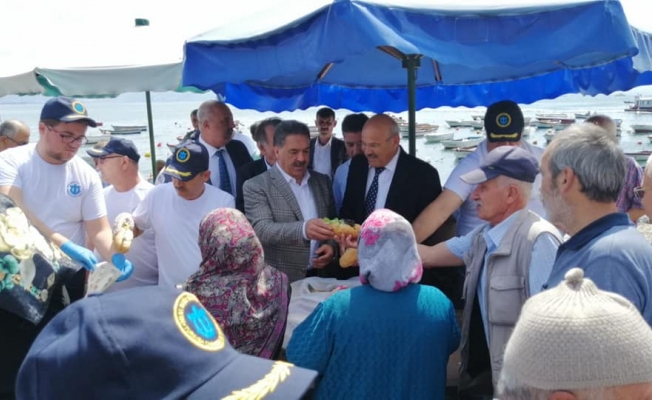 Eskihisar'da balık sezonu açıldı