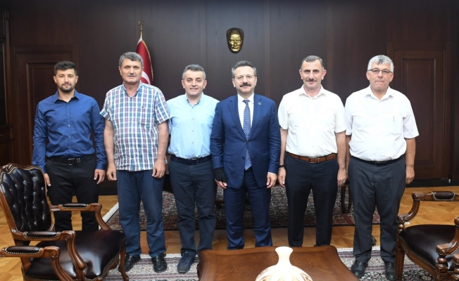 Gebze Muhtarlar Derneği Vali Aksoy'u Ziyaret Etti