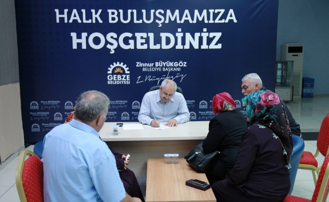 Gebze'de Halk Buluşmaları Sürüyor