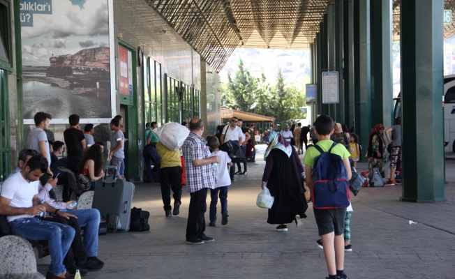 Terminal, bayramda 42 bin ziyaretçiyi ağırladı