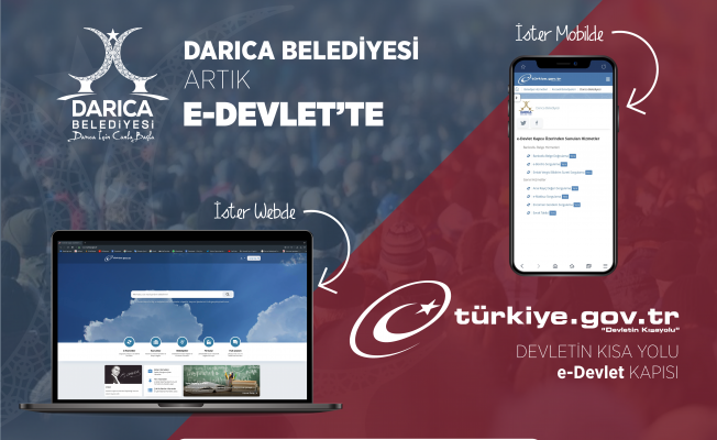 Darıca Belediyesi artık e-Devlet'te