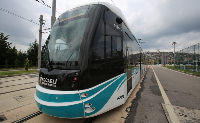 İzmit'in tramvayı Akçaray 50 bin 426 yolcu taşı​​​​​​​dı