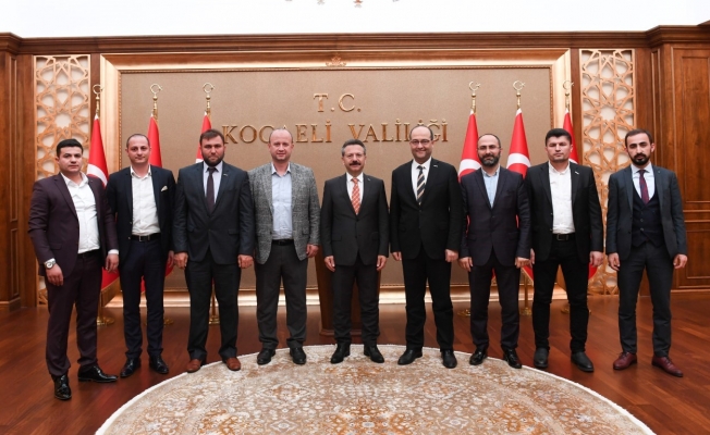 Anadolu Aslanları İş Adamları  Vali Aksoy'u  Ziyaret Etti
