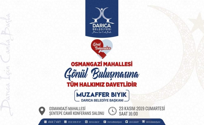 Başkan Bıyık, Osmangazi'de halkla buluşacak