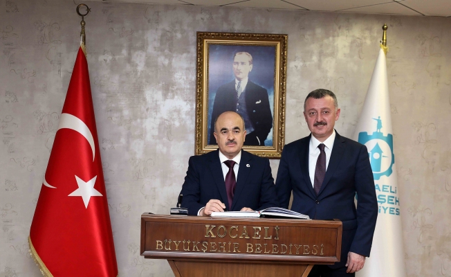 Başkan Büyükakın, Düzce Valisi Dağlı'yı konuk etti