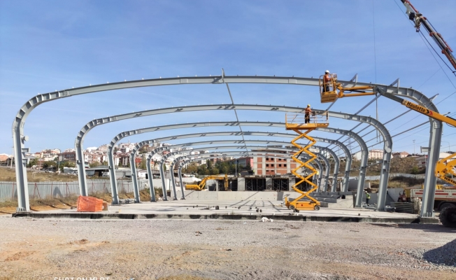 Gebze spor kompleksinde çalışmalar hızla devam ediyor