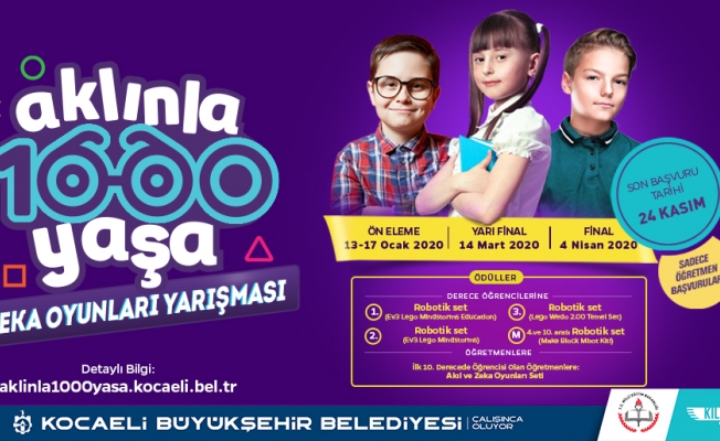 Haydi Çocuklar! ‘'Aklınla 1000 Yaşa'' başlıyor