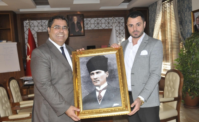 Sarıtoprak'tan Rektör Aslan'a ziyaret