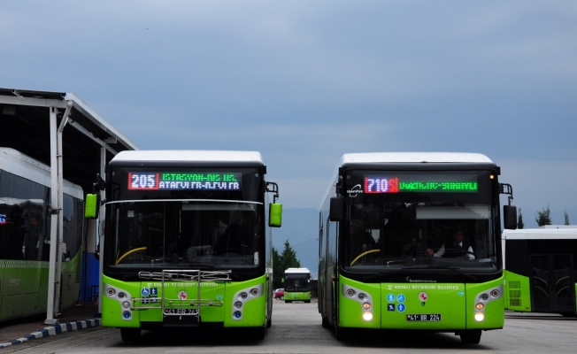 17 otobüs hattının sefer ve saatleri sömestr tatili boyunca değişti
