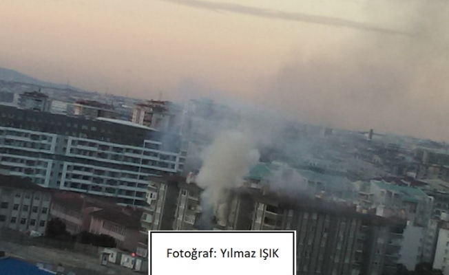 Yenikent'te korkutan ev yangını!