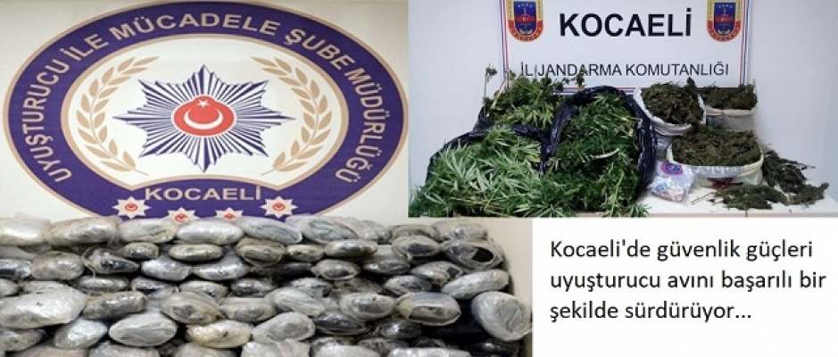 Kocaeli'de uyuşturucuya geçit yok