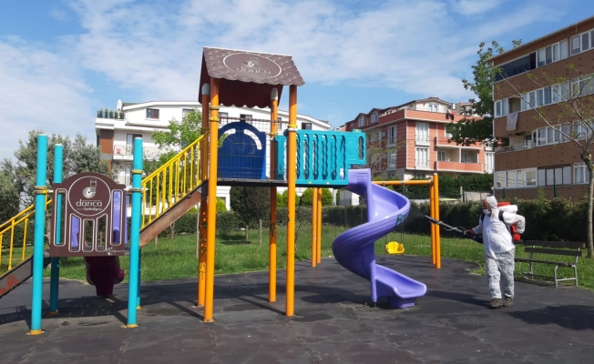 Darıca'da parklar çocuklar için hazırlanıyor
