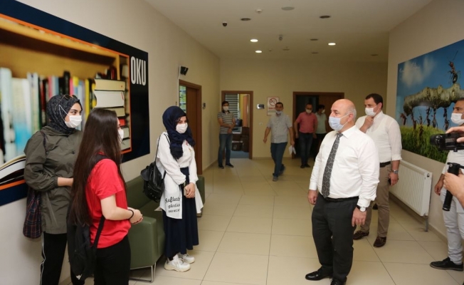 Darıca'da sınav öncesi okullar dezenfekte edildi