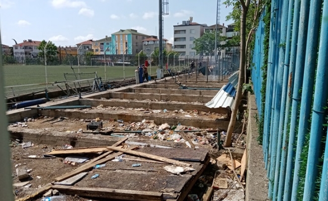 Gebze Metin Oktay Stadı'nın son görüntüleri