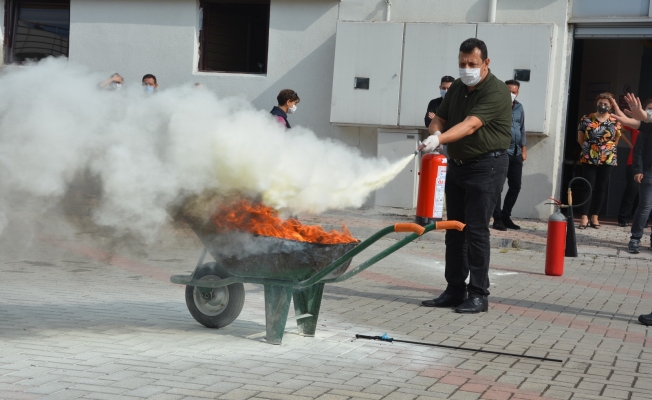 Kültür Turizmde Yangın tatbikatı