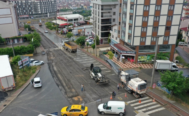 Gebze Mehmet Akif Ersoy Caddesi'nde yol konforu arttırıldı