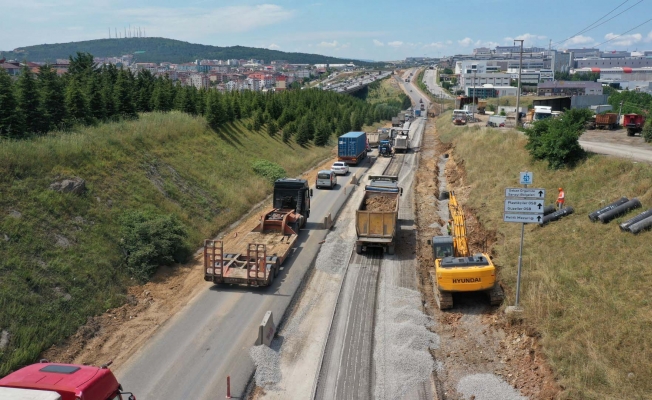 Gebze'deki dev projede yol genişletme ve köprü inşası