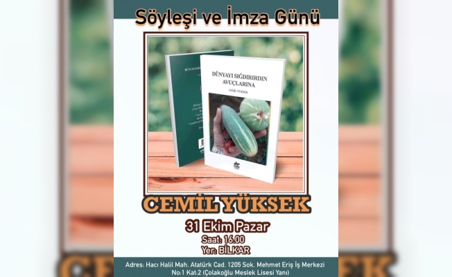 Cemil Yüksek İlk İmza Gününü BİLKAR'da Gerçekleştiriyor