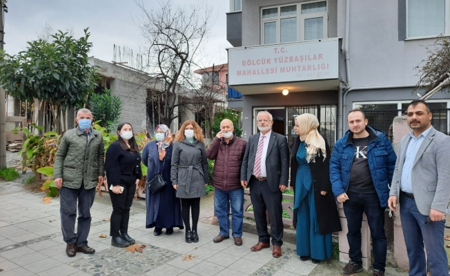 Başkan Serap Çakır Gölcük'ü arşınladı