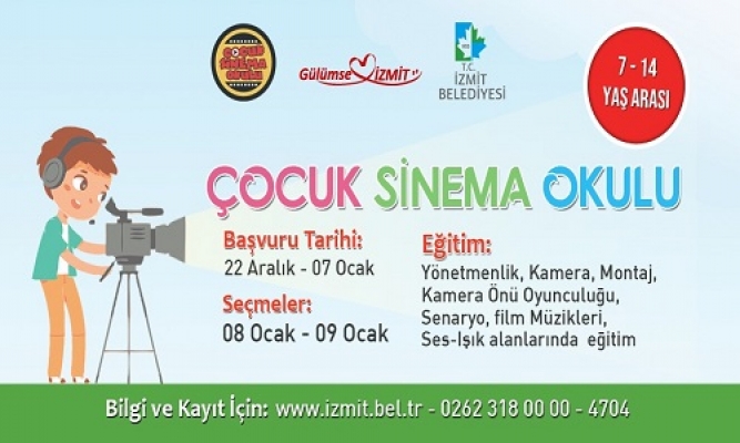 Çocuk Sinema Okulu 2'nci dönem başvuruları başladı