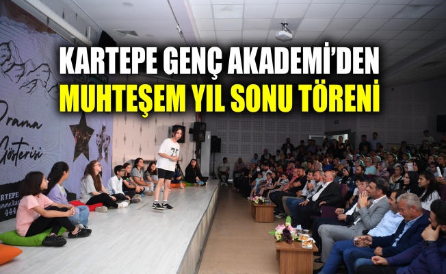 Kartepe Genç Akademi'den muhteşem yıl sonu töreni