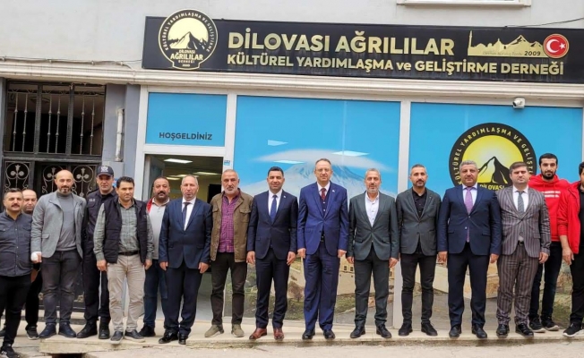Dilovası Ağrılılar Kaymakam Kubilay'ı ağırladı