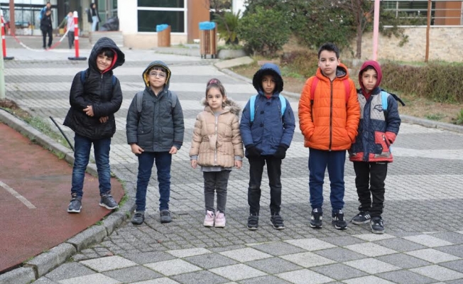 Balyanoz'daki küçük misafirlerimiz okula başladı