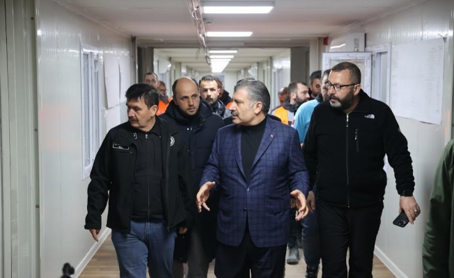 Sağlık Bakanı Koca, Defne'deki Kocaeli Büyükşehir Hastanesi'ni inceledi