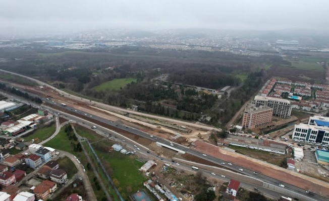 Alikahya Stadyum yolu süratle devam ediyor