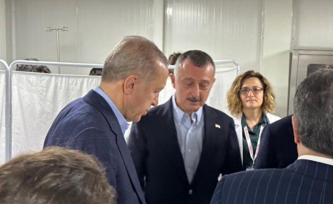 Cumhurbaşkanı Erdoğan'dan, Başkan Büyükakın'a övgü