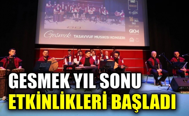 GESMEK yıl sonu etkinlikleri başladı