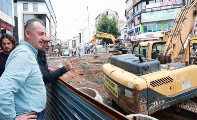 Başkan Büyükakın, yoğun yağışları sahada karşıladı