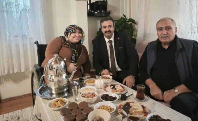 Başkan Yardımcısı Cihan Sevinç'ten vefa ziyareti ve tekerlekli sandalye sözü
