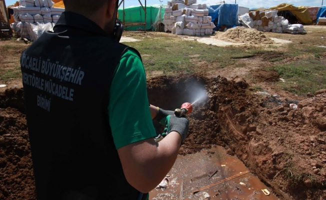 Büyükşehir, kurban pazar yerlerini ilaçlıyor