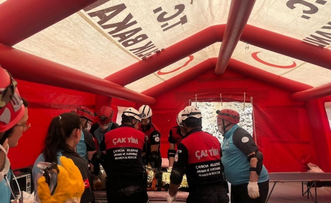 ÇAK-TİMden başarılı deprem tatbikatı