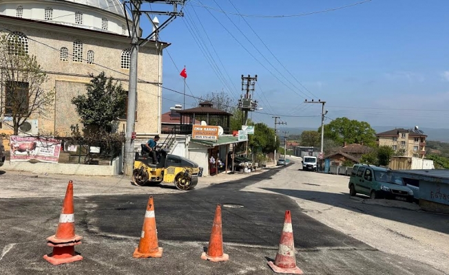 Gebze köylerinde hummalı yol çalışması
