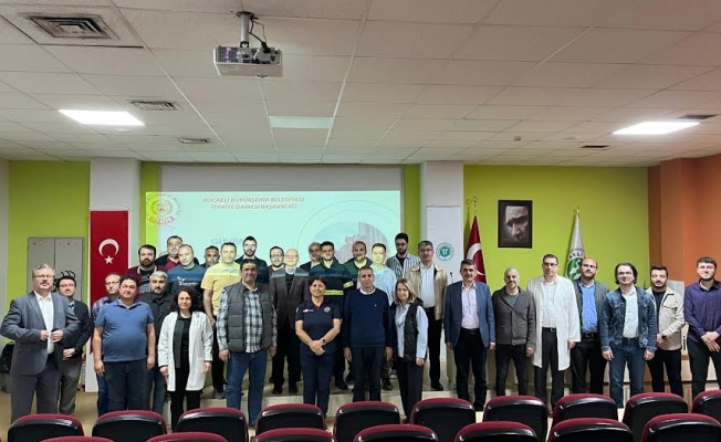 Büyükşehir İtfaiyesi'nden KOÜ personeline eğitim