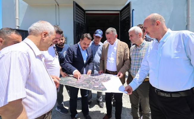 Büyükakın, Cumaköy ve Ovacık#039;taki altyapı çalışmalarını inceledi