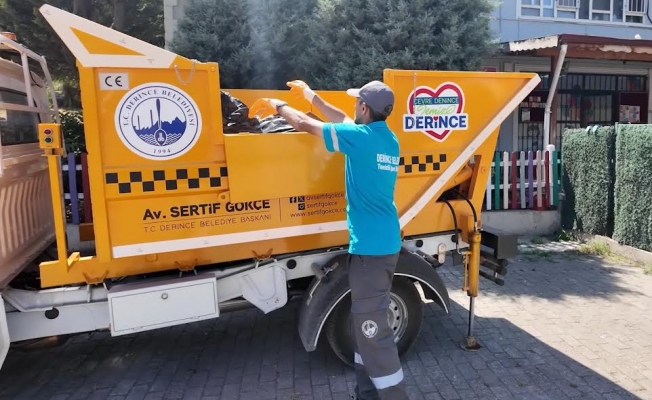 Derince'de temizlikte yeni ödnem: Çöp taksiler hizmete başladı