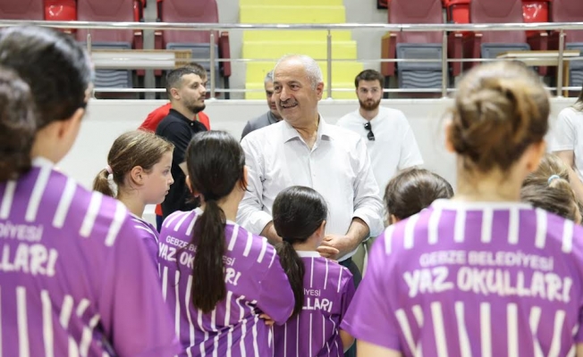 Gebze Belediyesi yaz spor okullarında eğitimler başladı