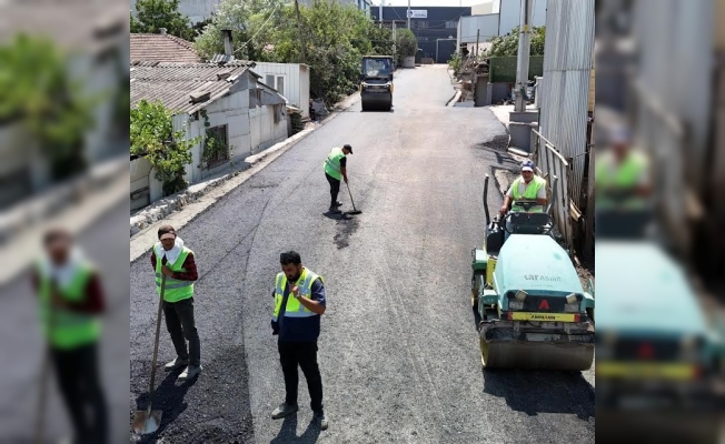Fen İşleri asfalt çalışmalarını aralıksız sürdürüyor