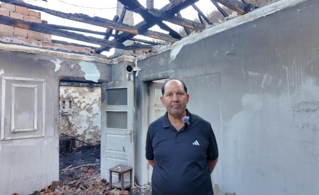 Büyükşehir'den evi yanan vatandaşa yardım eli