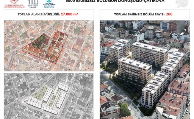 Çayırova Yenimahalle dönüşümle yenilenecek