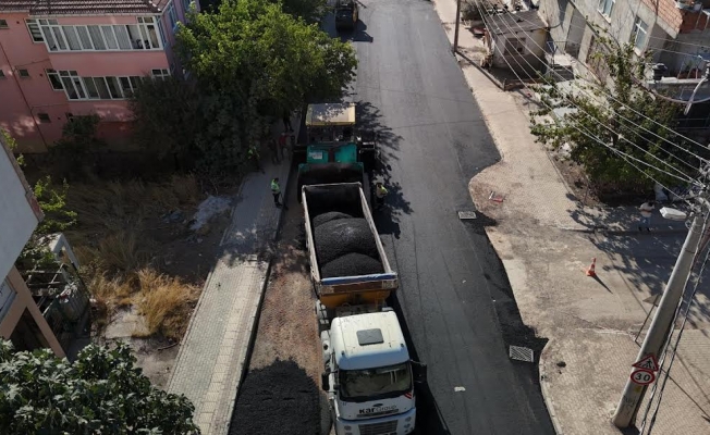 Gebze'de asfalt çalışmaları sürüyor